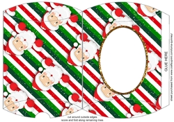 Santas Face Pillow Box