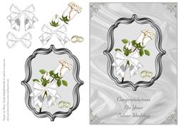 Satin & Roses - Silver Wedding Anniversary