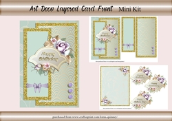 Art Deco Layered Card Front