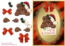 Santa Teddy - Merry Christmas