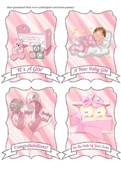 Baby Girl Toppers
