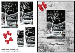 Black & White Winter Scene