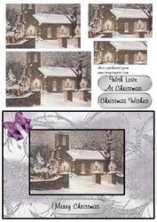 Church Snow Scene