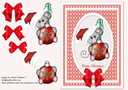 Christmas Mouse & Bauble