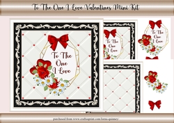 To The One I Love Valentines Mini Kit