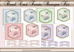 Floral Card Fronts Bumper Kit