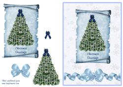 Blue Christmas Tree