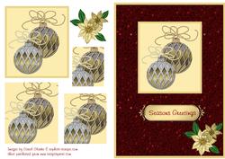 Christmas Baubles - Gold & Silver