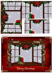 Christmas Window Pyramid