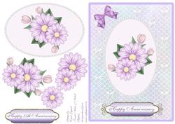 Lilac Daisies - 25th Anniversary