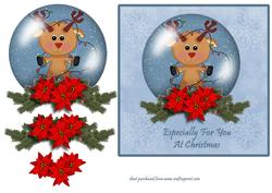 Reindeer Snowglobe