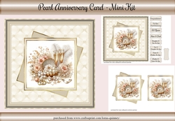 Pearl Anniversary Card Mini Kit