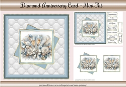 Diamond Anniversary Card Mini Kit