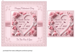 Pink Heart Valentine