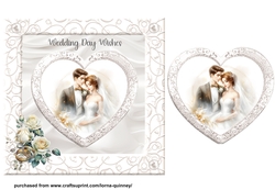 Wedding Heart Quick Card 1