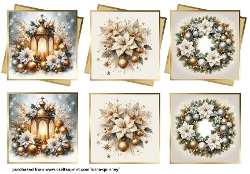 Gold Layered Christmas Toppers 3