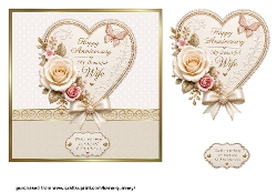 Anniversary Heart - Wife