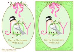 Joy Christmas Card Front