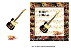 Black Electric Guitar