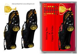 Black & Gold Racing Car