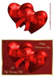 Valentine Hearts to My Darling Wife
