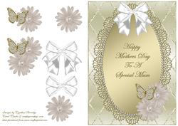 Mothers Day Gold Oval