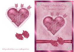 Valentines Heart & Arrows
