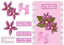Purple Flowers - Mothers Day