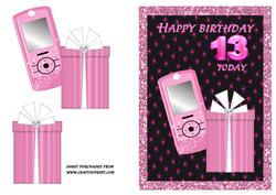 A5 13th Birthday Phone & Present