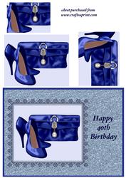 Blue Shoes & Bag - 40th Birthday