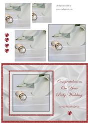 Wedding Rings & Lilies - 40th Anniversary