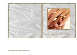 Engagement Ring Engagement Invitation