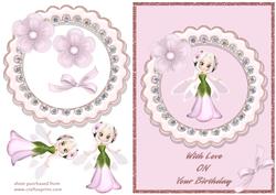 Pink Fairy in Frame