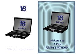 Laptop 16th Birthday