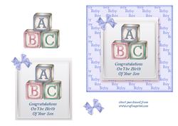 Baby Boy Building Blocks
