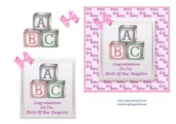 Baby Girl Building Blocks