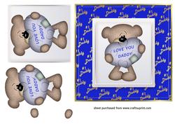 No.1 Daddy Teddy & Heart