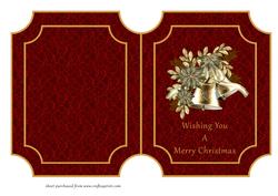 Christmas Bells Plaque Card