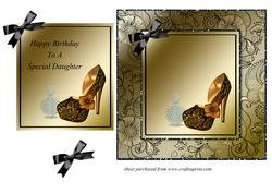 Shoe & Perfume Bottle - Daughter Birthday