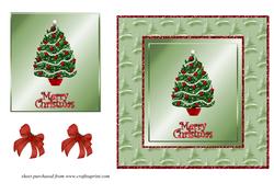 Christmas Tree Card Front