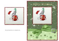 Christmas Mouse & Bauble