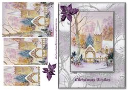 Winter Church Scene