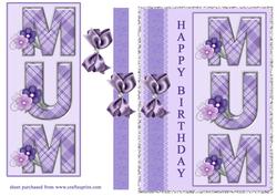 Mum Letters - Birthday