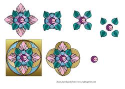 Stained Glass Mandala 8