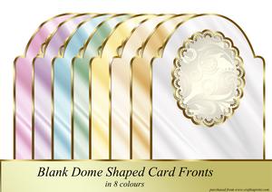 Dome Shaped Card Fronts