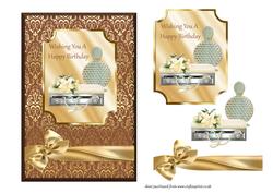 Perfume Bottle & Jewel Box - Happy Birthday