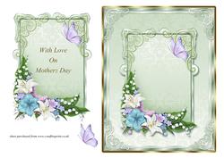 Lilies & Butterfly - Mothers Day