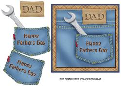 Denim Pocket - Fathers Day