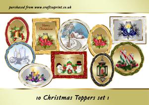 Christmas Toppers Set 1