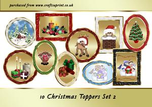 Christmas Toppers Set 2